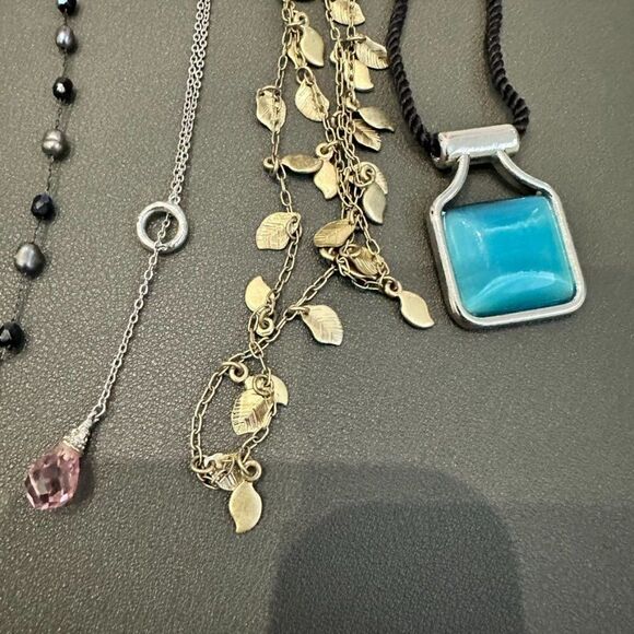 Lia Sophia Statement Beaded Pendant Necklace Bundle # - Picture 4 of 6